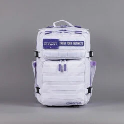 35L Backpack White With Purple Accents -Wolfpak 37FAE5AA 5710 472B 8E40 550AB0AB0BB5