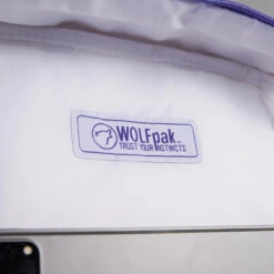 35L Backpack White With Purple Accents -Wolfpak 63204E18 DB38 4B9D A90A 771AF95EFCA1