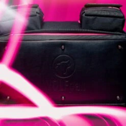 40L Ultimate Duffle Bag Black Neon Pink -Wolfpak A7R06399 Enhanced NRcopy