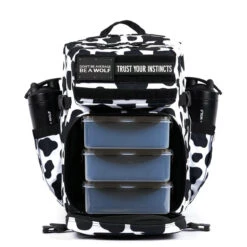 35L Black White Cow Print Meal Prep Management -Wolfpak FCE6E190 3BC3 4F6A B35F BB2DBF3E2367