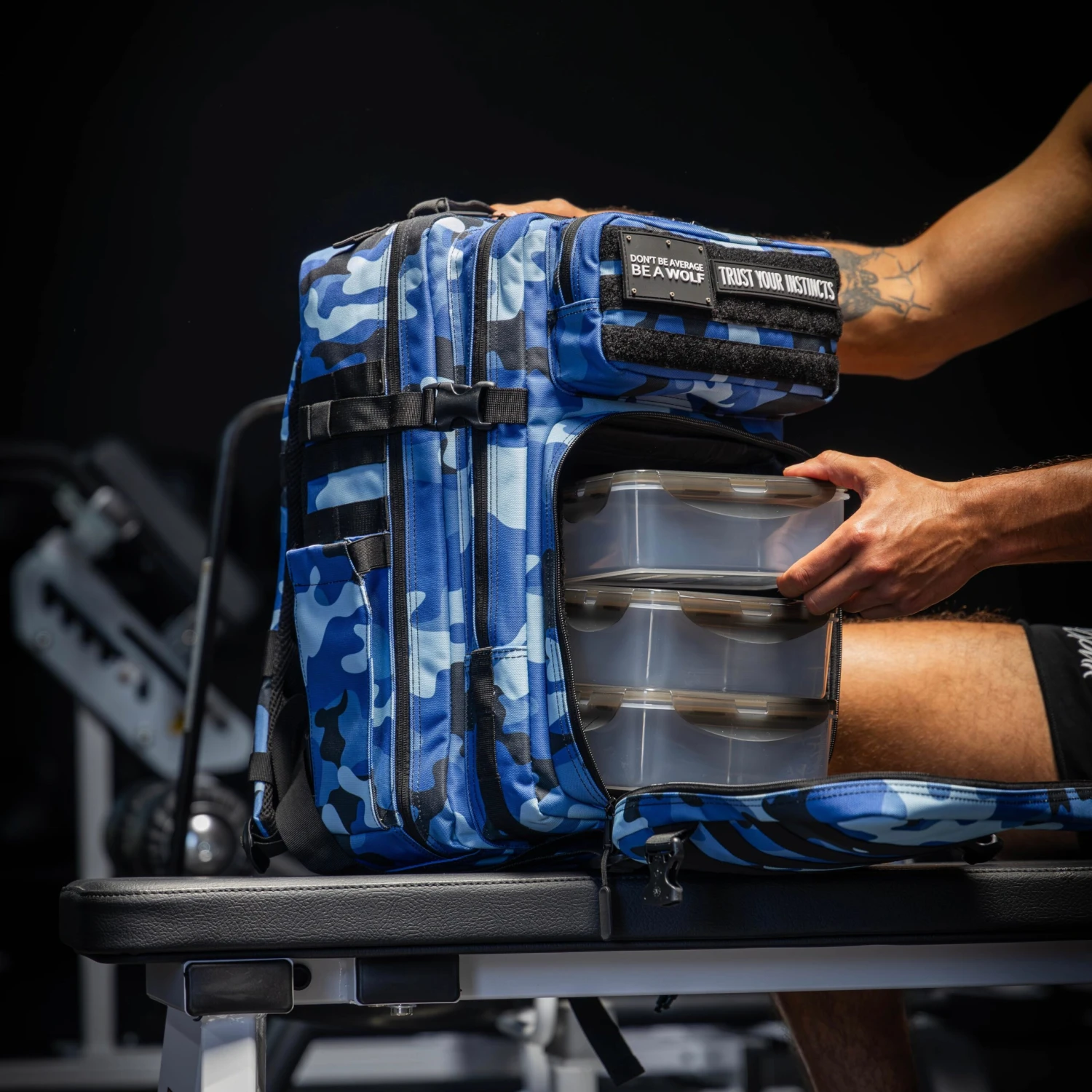 45L Navy Camo Meal Prep Management 45L Navy Camo Meal Prep Management -Wolfpak image 0124f59d d9c3 455c bb35 0c2cec48a5b3 scaled