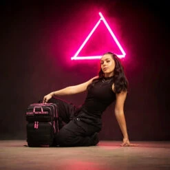 25L Backpack Black Neon Pink -Wolfpak image 448d9f47 c7b0 4dd2 a77c 4291ae3ba9b6